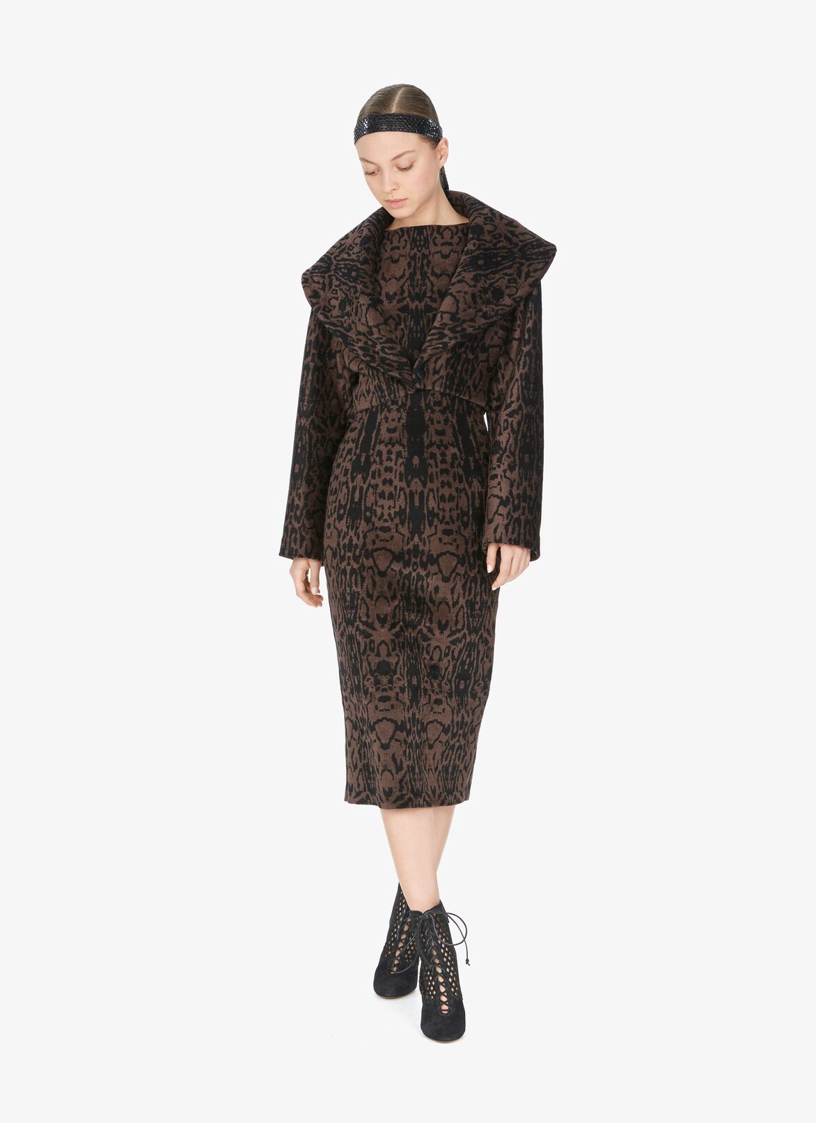 Jackets ALAÏA BLACK/BROWN JACKETS